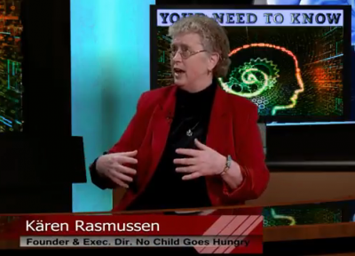 Karen Rasmussen No Child Goes Hungry